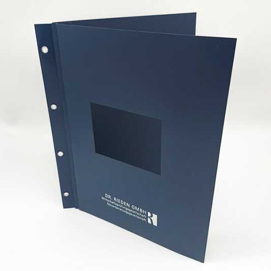 Gratis Muster Mappe blau